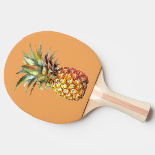 Raquete De Ping Pong Abacaxi tropical feliz