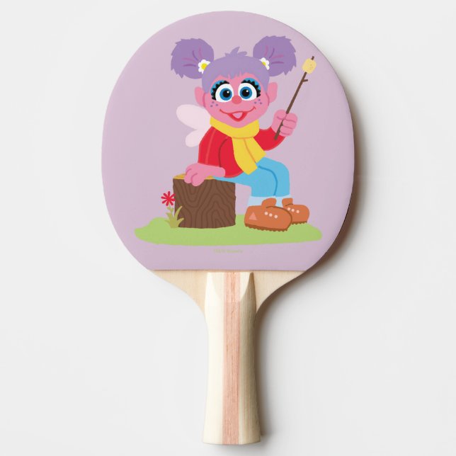 Raquete De Ping Pong Abby Cadabby | Fazer S'mores (Frente)