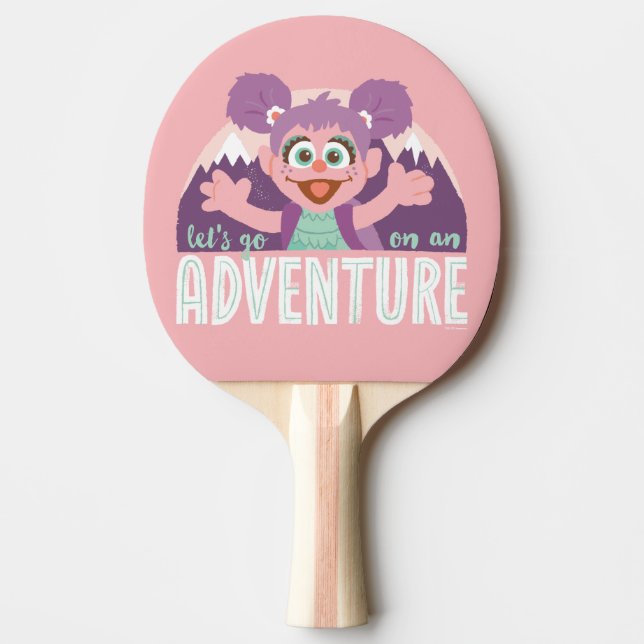 Raquete De Ping Pong Abby Cadabby | Vamos Em Aventura (Frente)