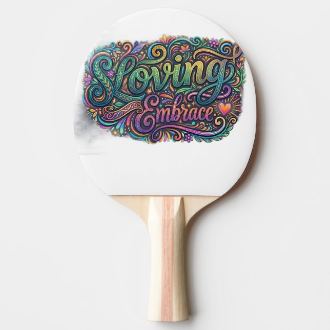 Raquete De Ping Pong Abraço Amoroso (Frente)