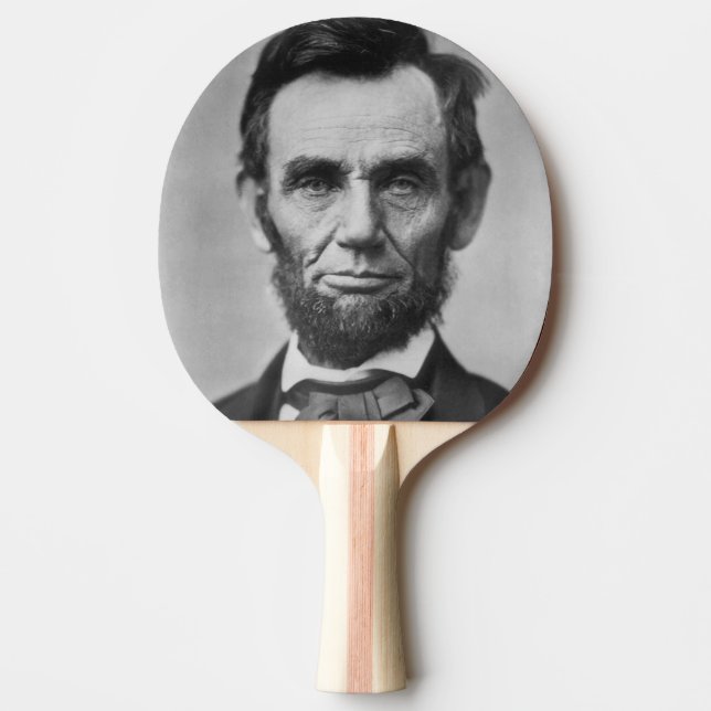 Raquete De Ping Pong Abraham Lincoln (Frente)