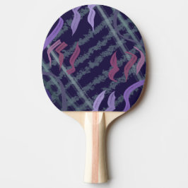 Raquete De Ping Pong Abstract Pattern Art Of Watercolor Brushstrokes