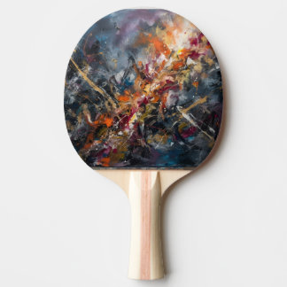 Raquete De Ping Pong Abstrato
