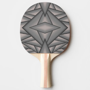 Raquete De Ping Pong Abstrato de Arte Congelada no Tempo