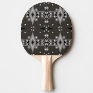 Raquete De Ping Pong Abstrato de Arte Moderna de Desempenho Stellar