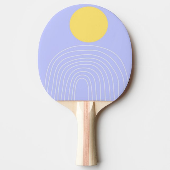 Raquete De Ping Pong abstrato moderna (Frente)
