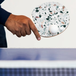 Raquete De Ping Pong Abstrato moderno Terrazzo Pattern