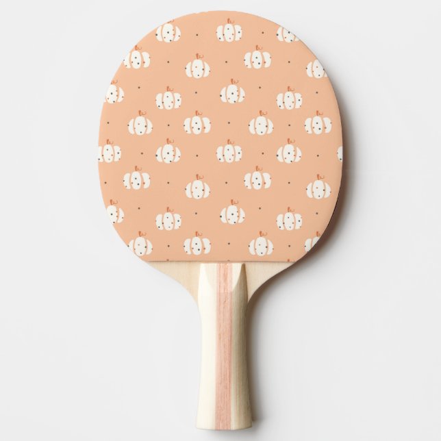Raquete De Ping Pong Abstrato Pumpkin Ping Pong Ping Paddle (Frente)