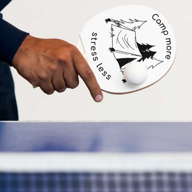 Raquete De Ping Pong Acampamento mais estresse menos (Insitu)