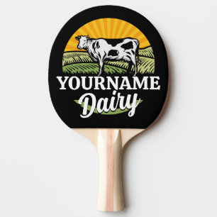 Raquete De Ping Pong ADIÇÃO DENOMINAÇÃO Vaca de Holstein de Fazenda Lát