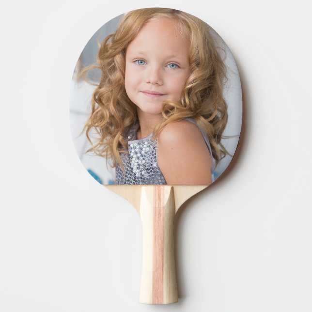 Raquete De Ping Pong Adicionar sua própria foto personalizada (Frente)