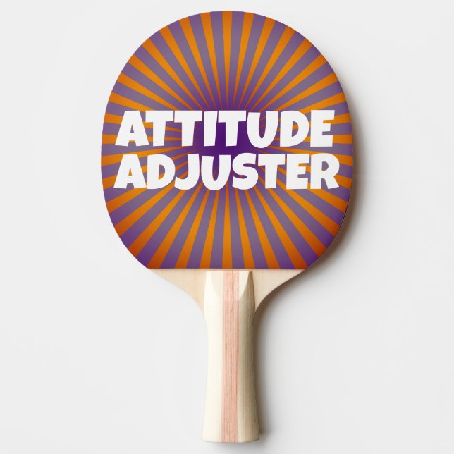 RAQUETE DE PING PONG ADJUSTADOR DE ATITUDE DE PONG DE PING FUNNY (Frente)