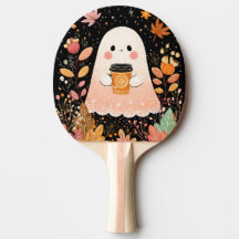 Adorável Fantasma de Outono com Café de Abóbora – 
