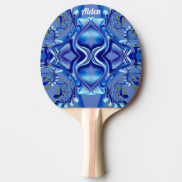Raquete De Ping Pong AIDEN ~ Blue Streak ~ Original Fractal ~