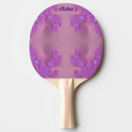 Raquete De Ping Pong AISHA ~ ALIVIO PINK ~ Fractal Original