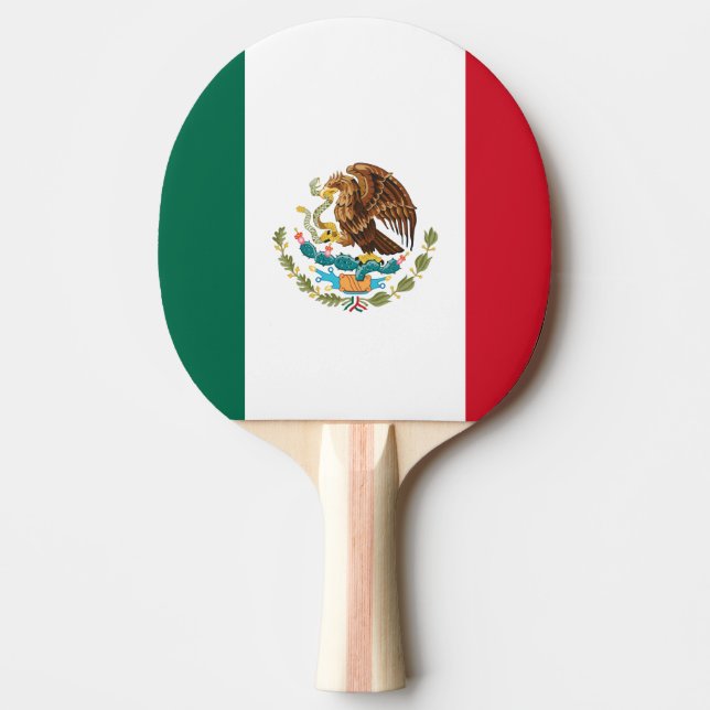 Raquete De Ping Pong Alça de pingue-pongue mexicana para mesa tênis (Frente)