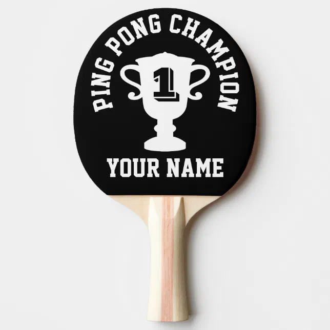 Raquete De Ping Pong Nome Personalizado O Homem O Mito A Legenda