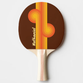 Raquete De Ping Pong Alça em Estilo Vintage com Nome