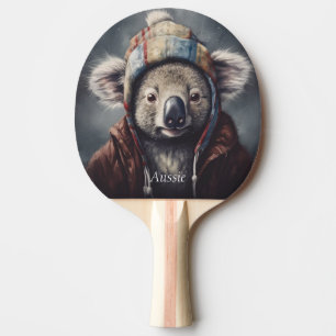 Raquete De Ping Pong Alcoala adorável vestindo chapéu bonito personaliz