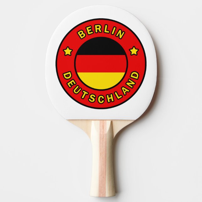 Raquete De Ping Pong Alemanha de Berlim (Frente)
