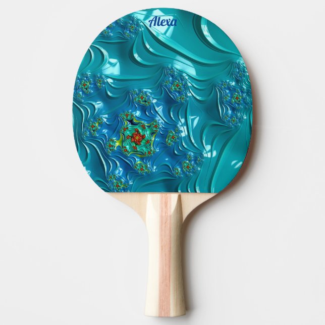 Raquete De Ping Pong ALEXA ~ LEGAL WIN ~ Original Fractal ~ (Frente)