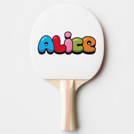 Raquete De Ping Pong Alice