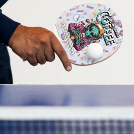 Raquete De Ping Pong Alienígena aqui pelo café