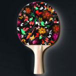 Raquete De Ping Pong Alto volume<br><div class="desc">Textura floral colorida e picante</div>