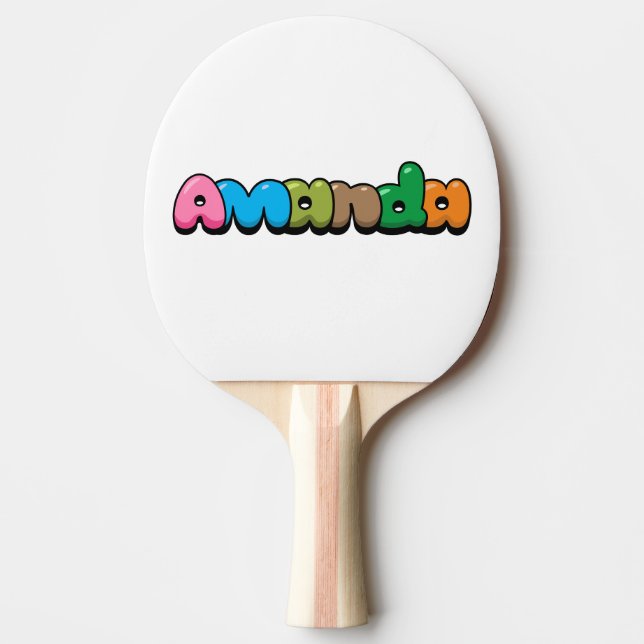 Raquete De Ping Pong Amanda (Frente)