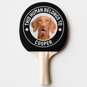 Raquete De Ping Pong Amante de Cachorro Foto de Animal de Estimação Per