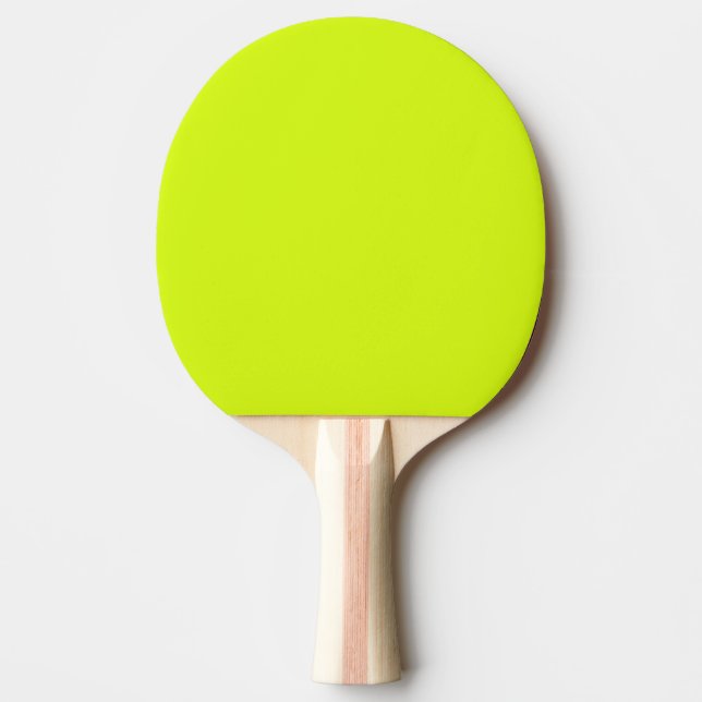 Raquete De Ping Pong  Amarelo Chartreuse (cor sólida)  (Frente)