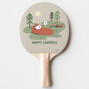 Raquete De Ping Pong Amendoins Campos De Esnoopia E De Estopa