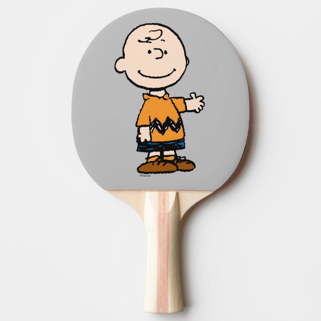 Raquete De Ping Pong Amendoins | Charlie Brown (Frente)