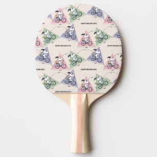 Raquete De Ping Pong Amendoins Estadas de bicicleta de esnoopia