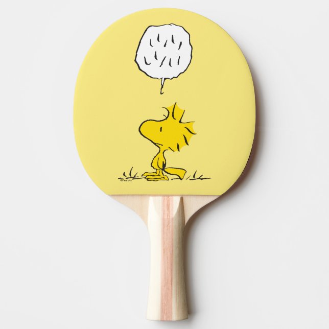 Raquete De Ping Pong Amendoins | Falas de Woodstock (Frente)
