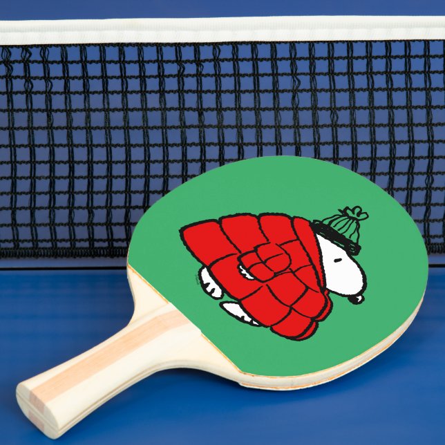 Raquete De Ping Pong Amendoins | Jaqueta Snoopy Red Puffer (Insitu)