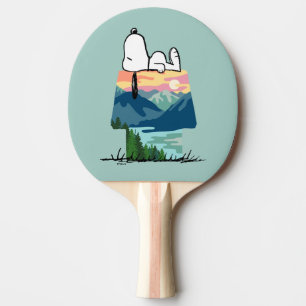 Raquete De Ping Pong Amendoins Snoopy Dog House Ficar Selvagem