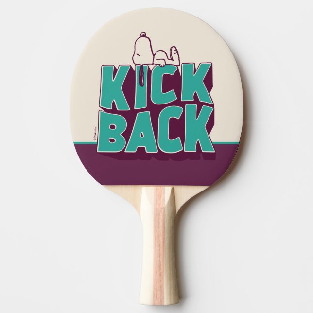 Raquete De Ping Pong Amendoins | Snoopy Kickback (Frente)