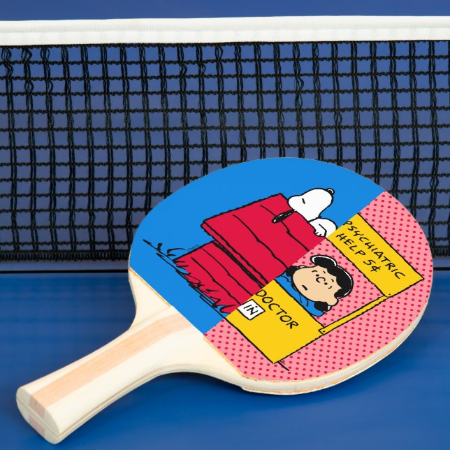 Raquete De Ping Pong Amendoins | Snoopy & Lucy Half & Half (Insitu)