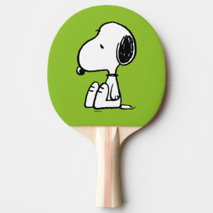 Raquete De Ping Pong Amendoins Snoopy Olhando Para Baixo