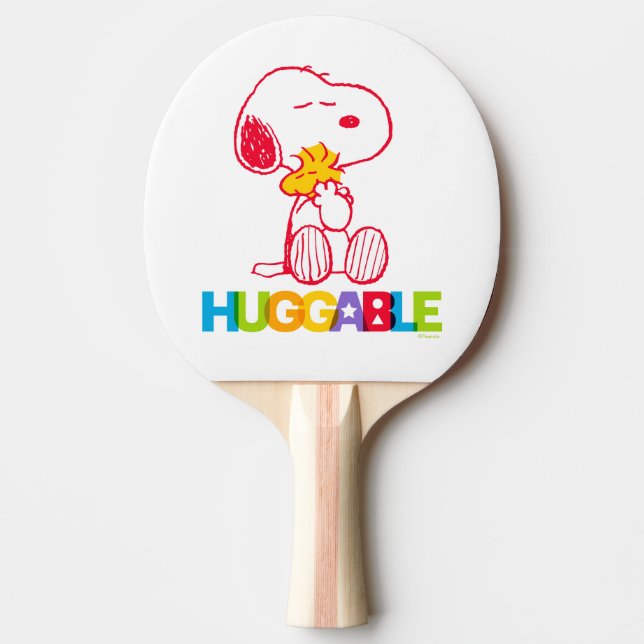 Raquete De Ping Pong Amendoins | Snoopy & Woodstock Huggable (Frente)
