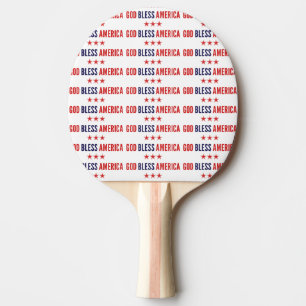Raquete De Ping Pong América deus abençoe