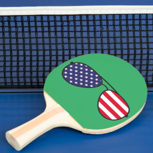 Raquete De Ping Pong American Flag Sunglass