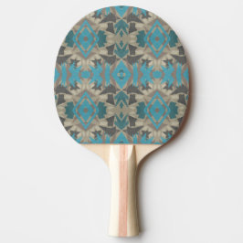 Raquete De Ping Pong American Southwestern Patterned Art And Colors
