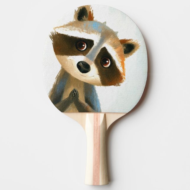 Raquete De Ping Pong Amigo da Floresta Gentil (Frente)