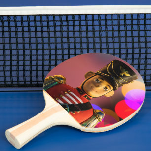 Raquete De Ping Pong Amigo soldadinho de brinquedo clássico de Natal do