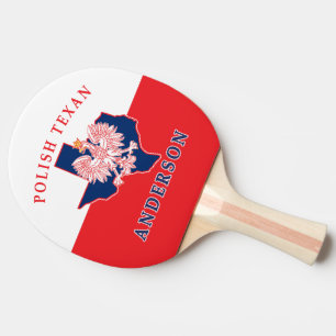 Raquete De Ping Pong Anderson Polonês Texan