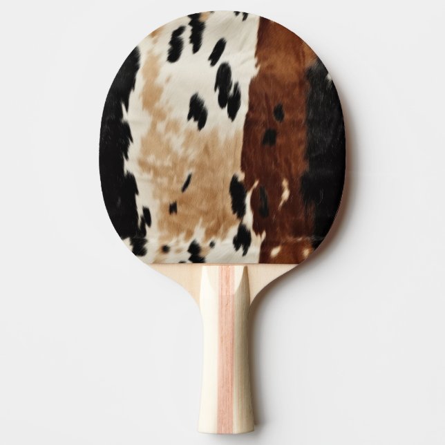 Raquete De Ping Pong Animal de cochicho castanho ocidental (Frente)