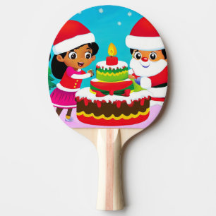 Raquete De Ping Pong Aniversário de Natal (3)