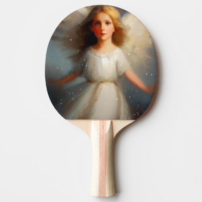 Raquete De Ping Pong Anjo Natal (2) (Frente)
